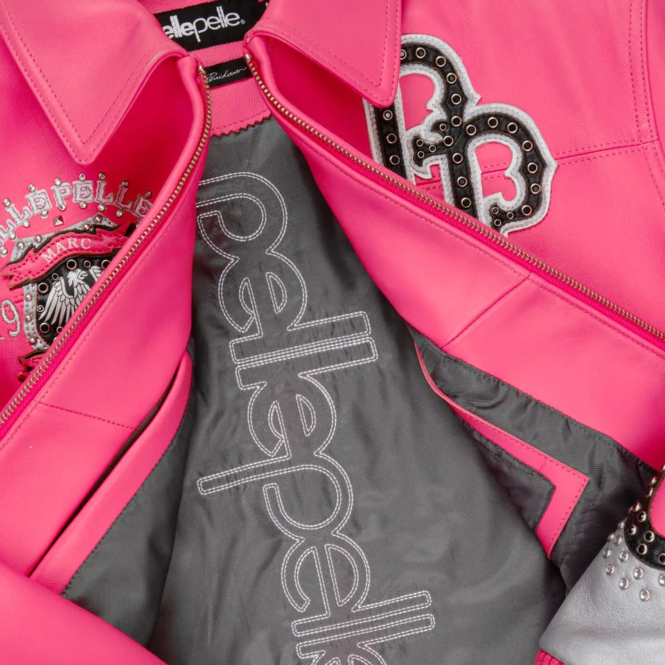 World Famous Pelle Pelle Womens Pink Jacket