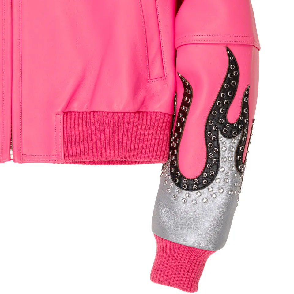 World Famous Pelle Pelle Womens Pink Jacket