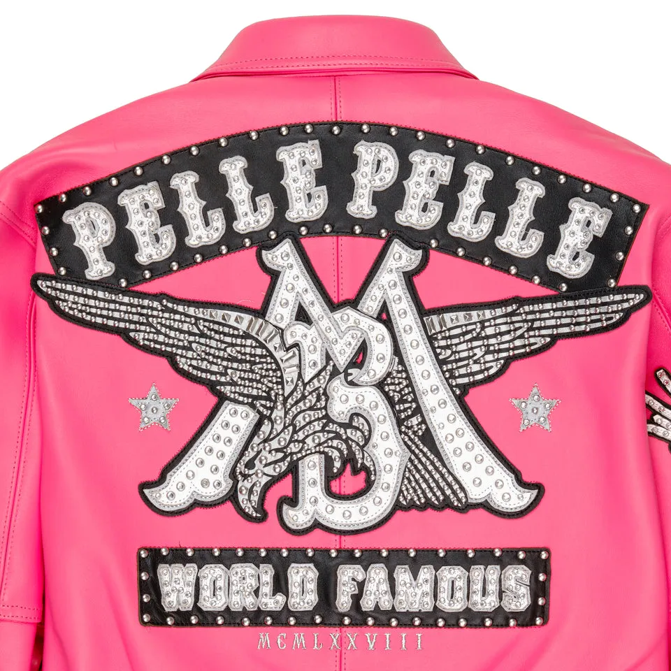 World Famous Pelle Pelle Womens Pink Jacket