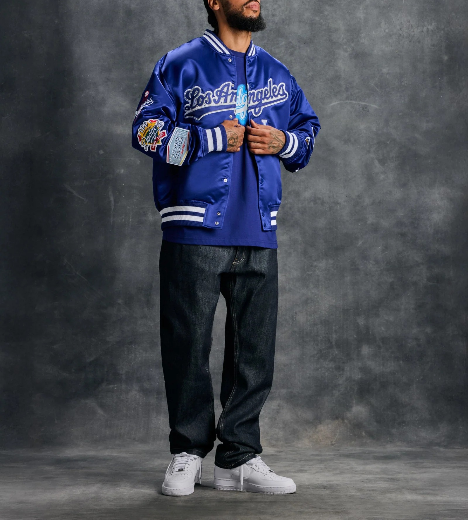 New Era MLB Los Angeles Dodgers Varsity Jacket