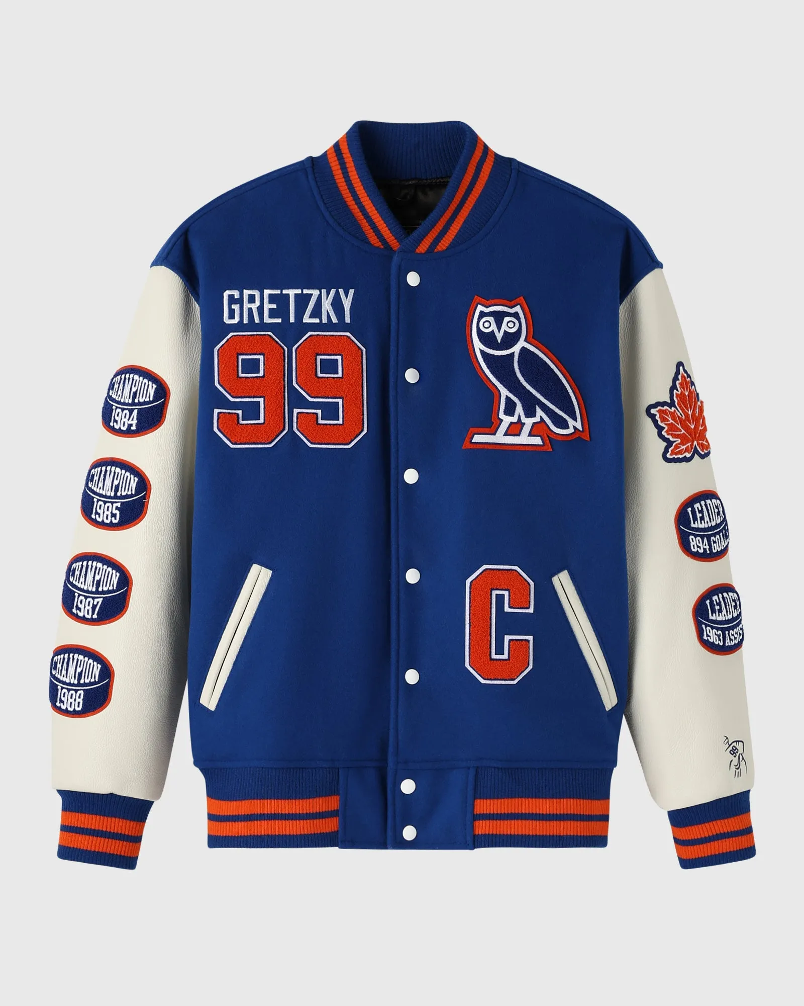 OVO The Great One Gretzky Varsity Jacket
