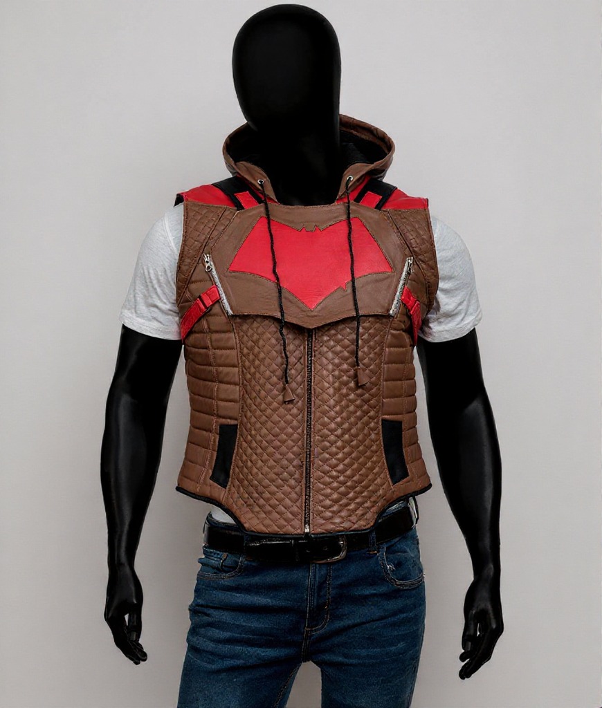 Gotham Knights Red hood Leather Vest