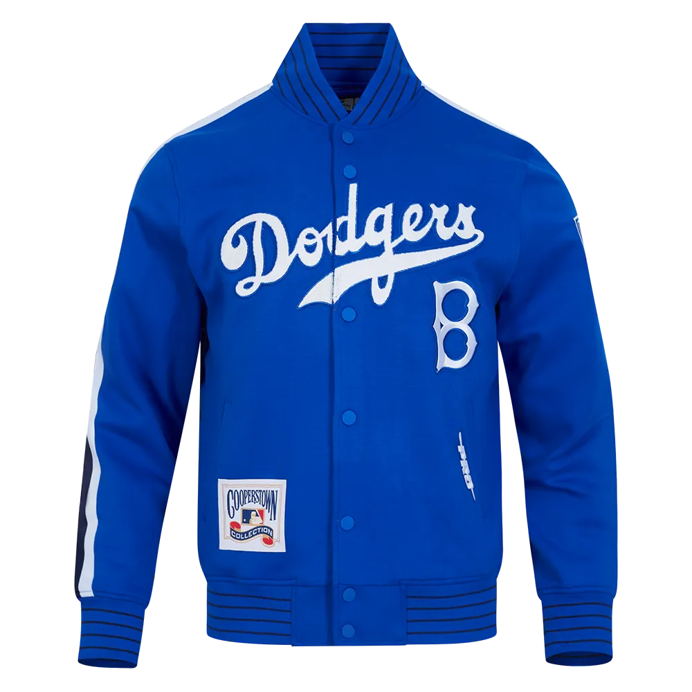 MLB Brooklyn Dodgers Cooperstown Logo Pro Game Day Jacket