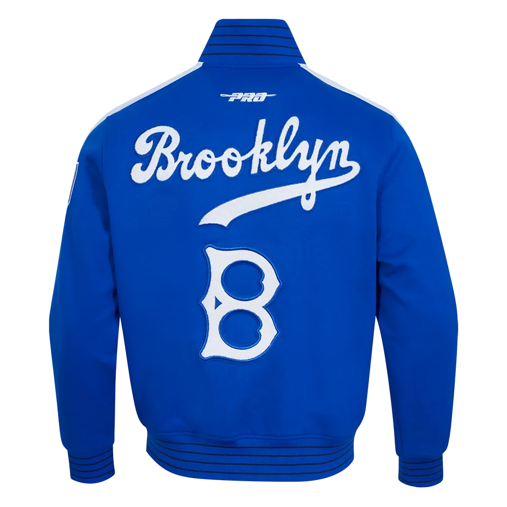 MLB Brooklyn Dodgers Cooperstown Logo Pro Game Day Jacket