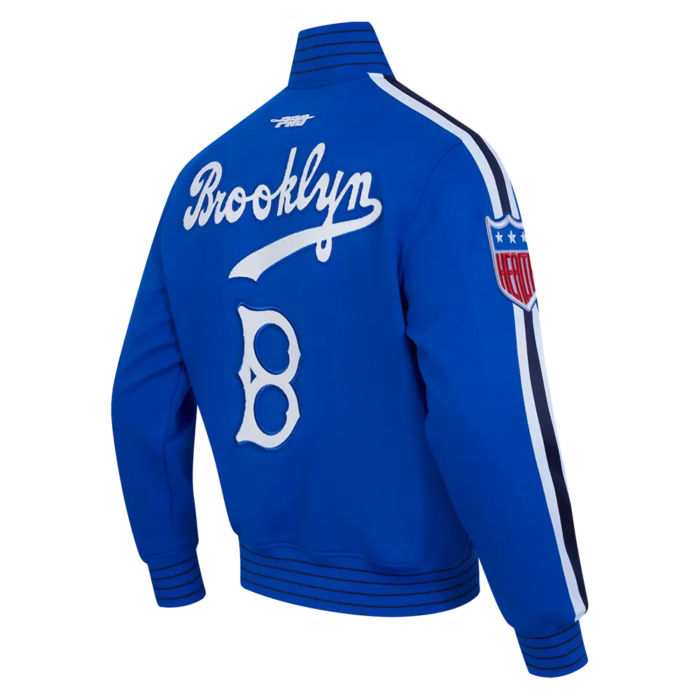 MLB Brooklyn Dodgers Cooperstown Logo Pro Game Day Jacket