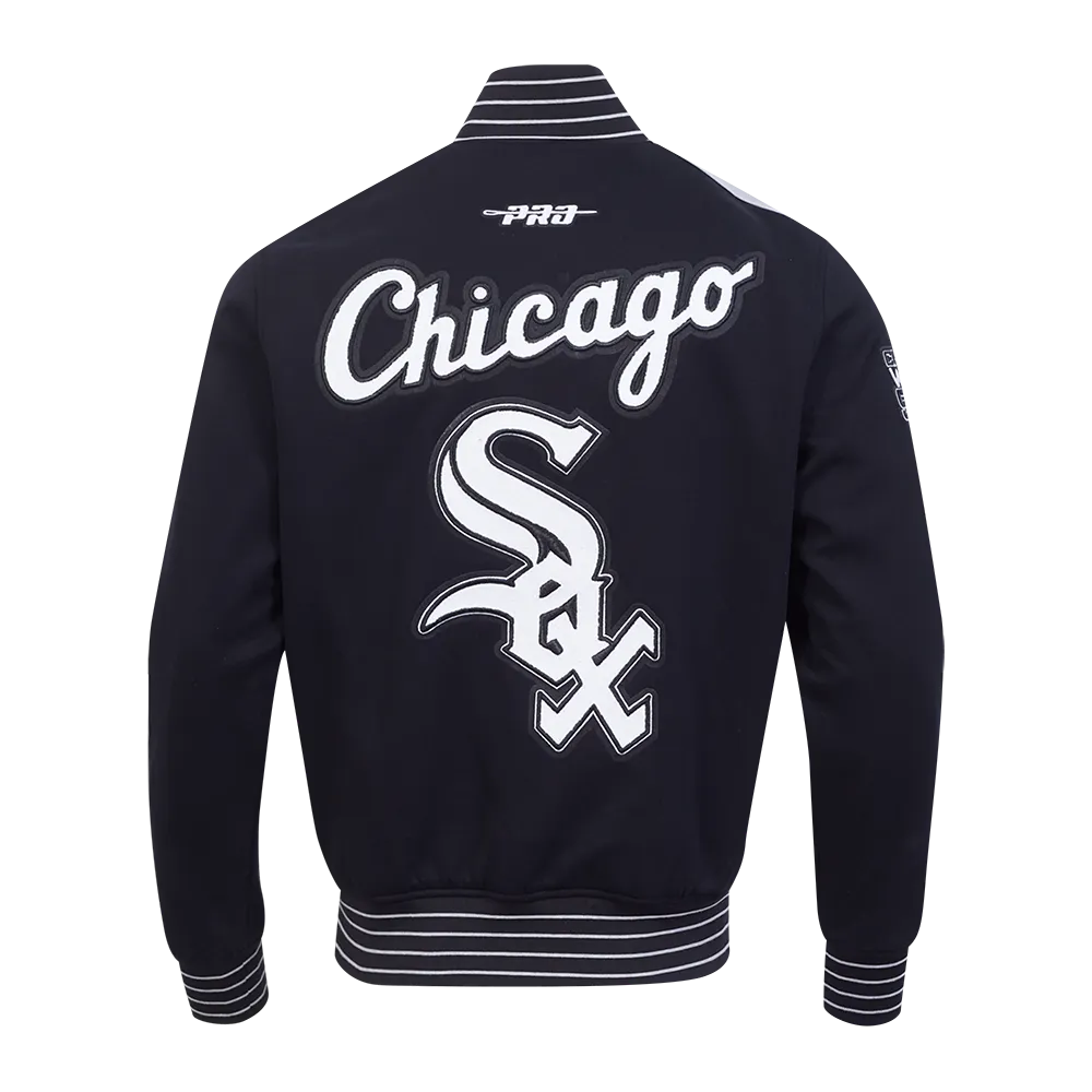 MLB Chicago White Sox Current Logo Pro Game Day Black Jacket