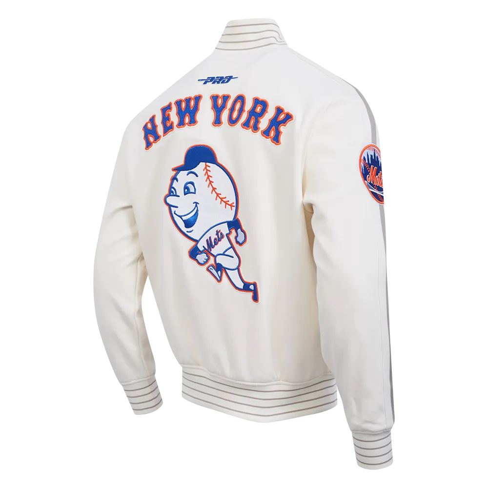 MLB New York Mets Cooperstown Logo Pro Game Day Jacket