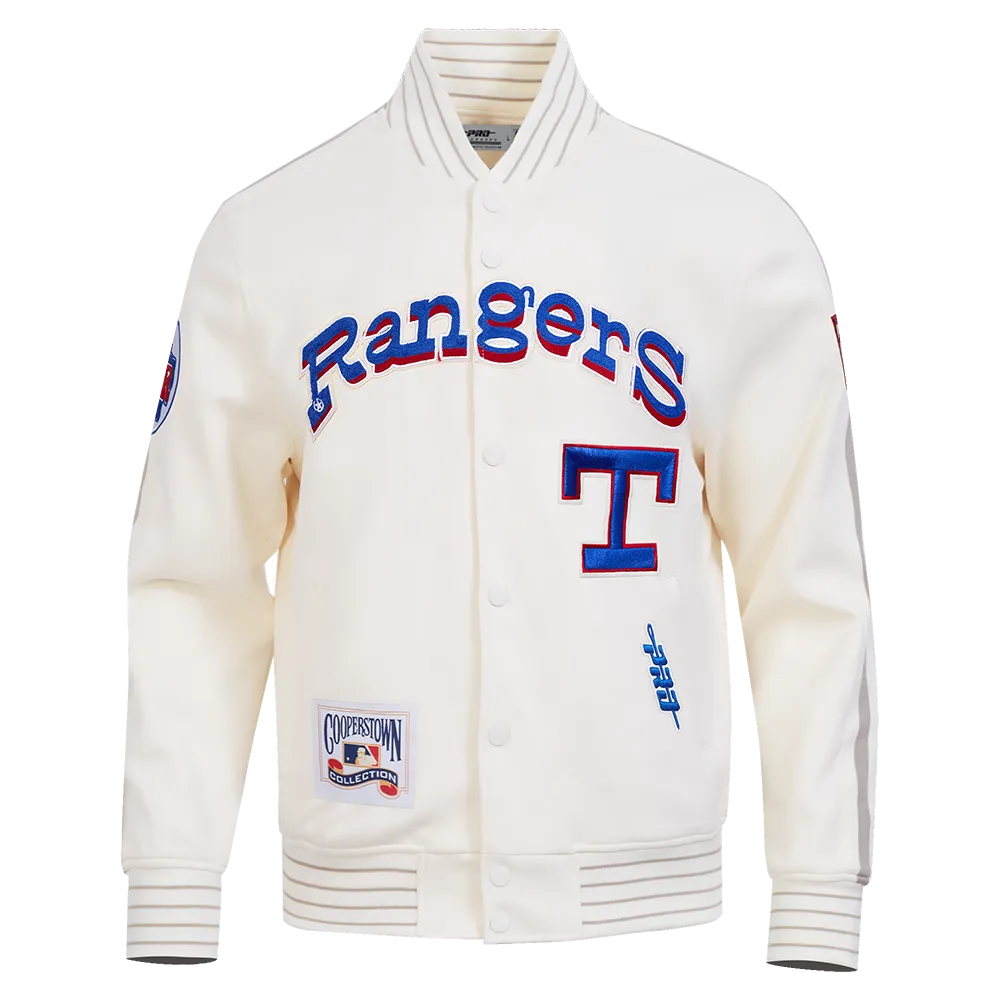 MLB Texas Rangers Cooperstown Logo Pro Game Day Jacket