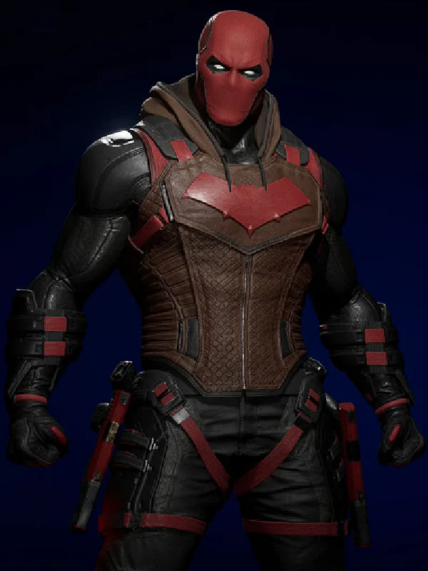 Gotham Knights Red hood Leather Vest