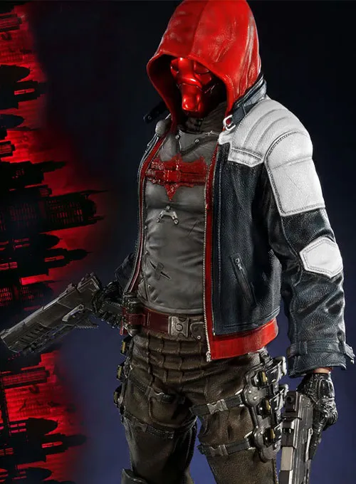 Jason Todd Batman Arkham Knight Red Hood Leather Jacket
