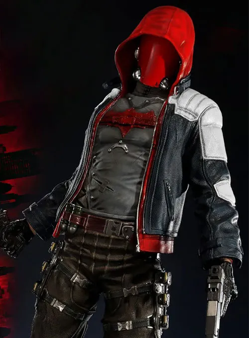 Jason Todd Batman Arkham Knight Red Hood Leather Jacket