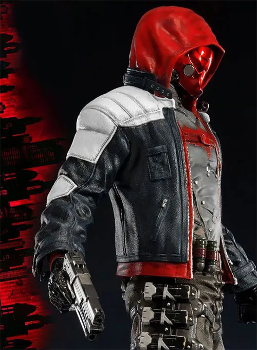 Jason Todd Batman Arkham Knight Red Hood Leather Jacket