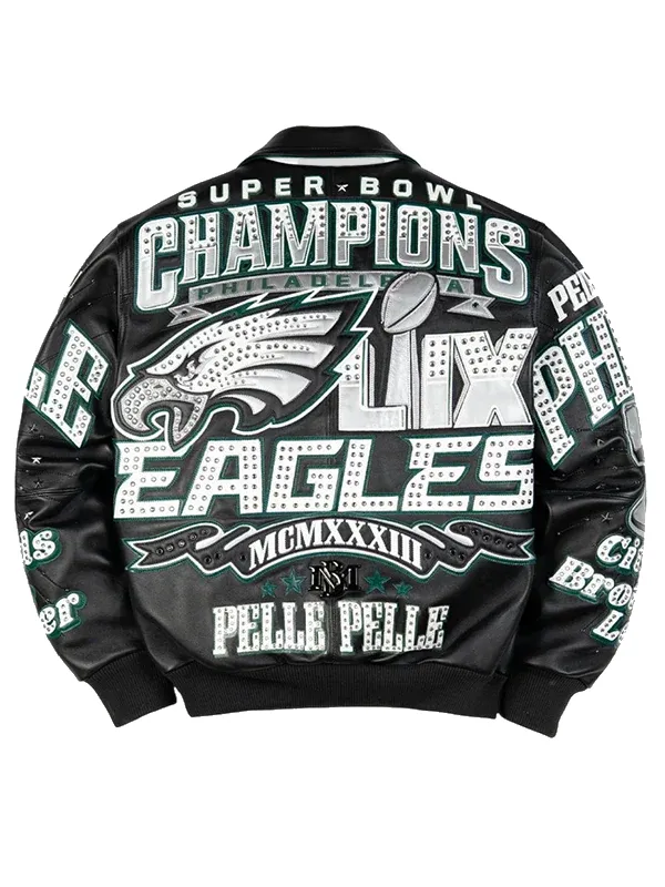 Meek Mill Pelle Pelle Eagles Jacket