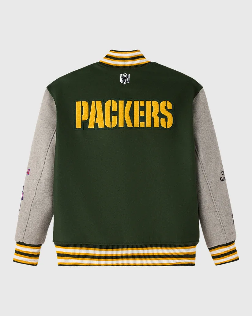 OVO NFL Green Bay Packers Varsity Jacket