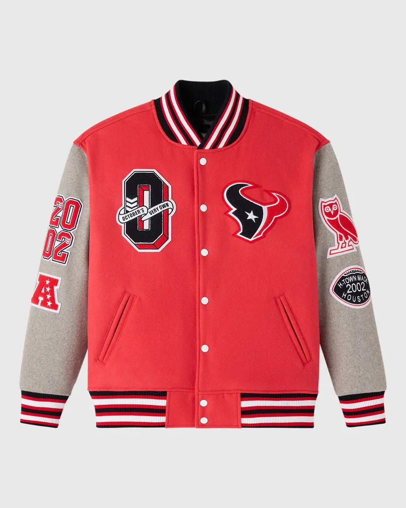 OVO NFL Houston Texans Varsity Jacket