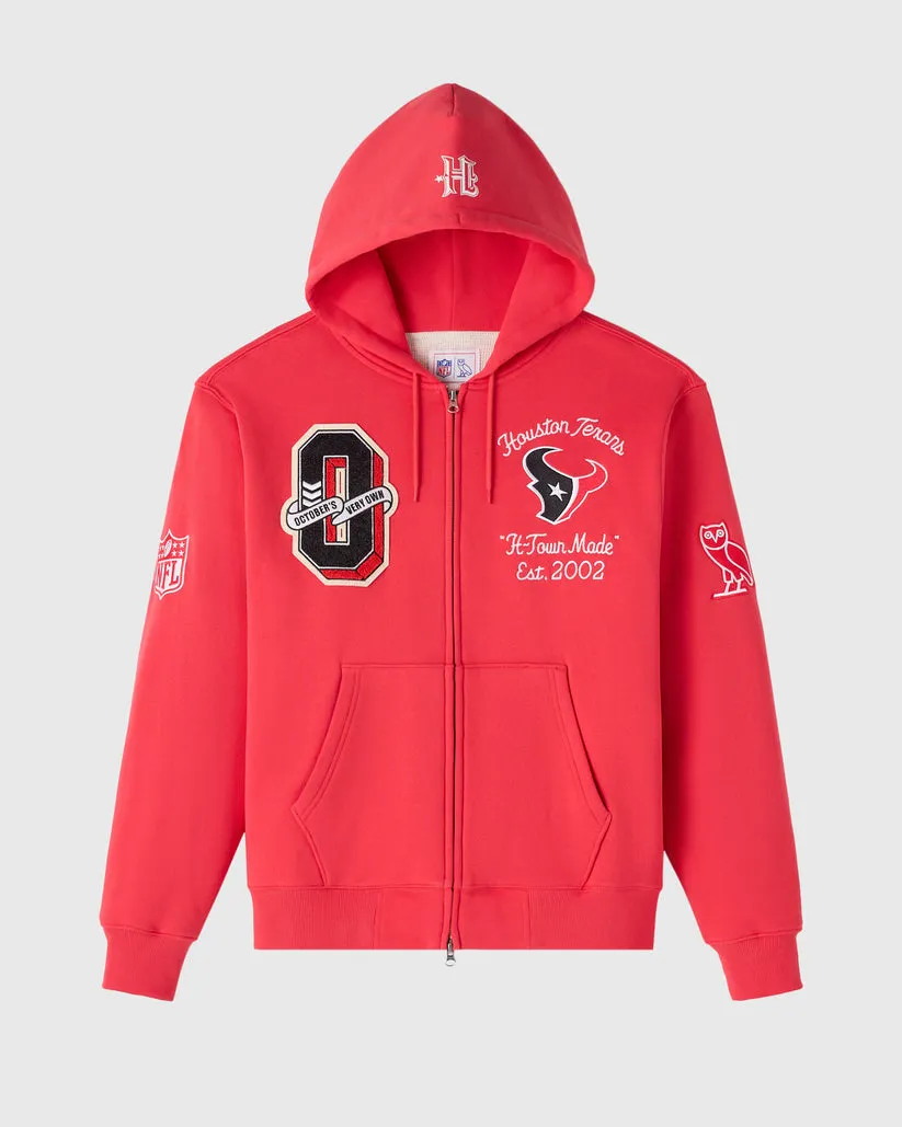 OVO NFL Houston Texans Waffle Lined Hoodie
