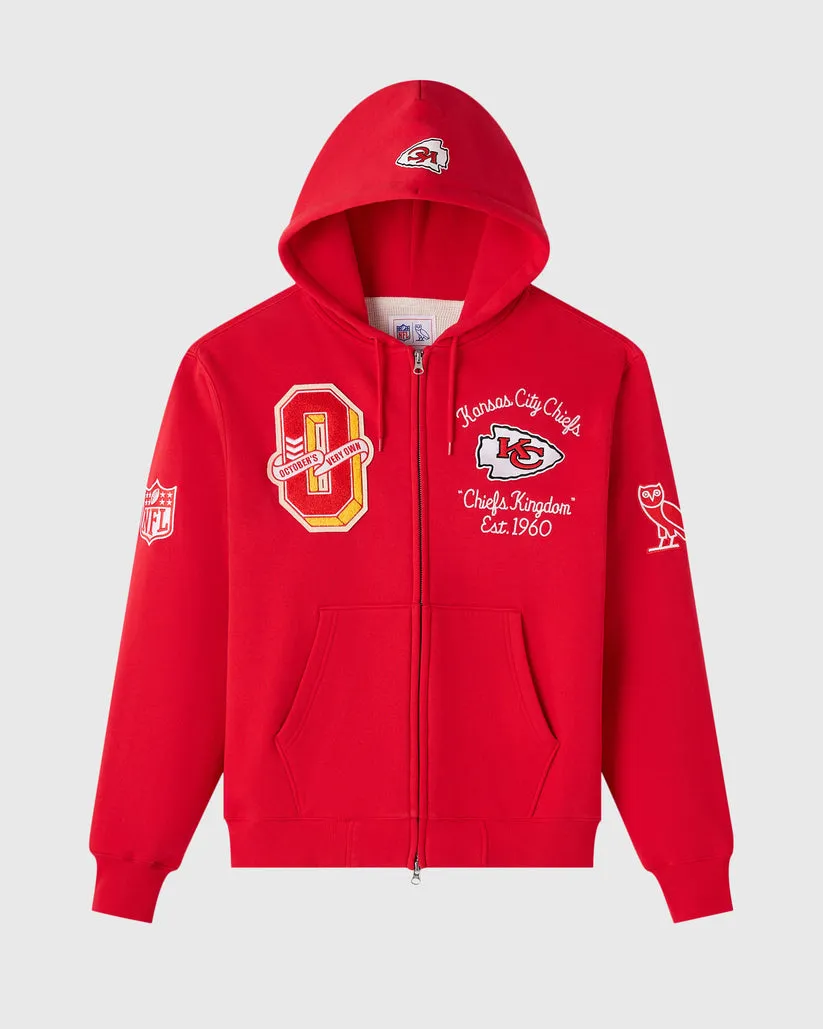 OVO NFL Kansas City Chiefs Waffle Lined Hoodie