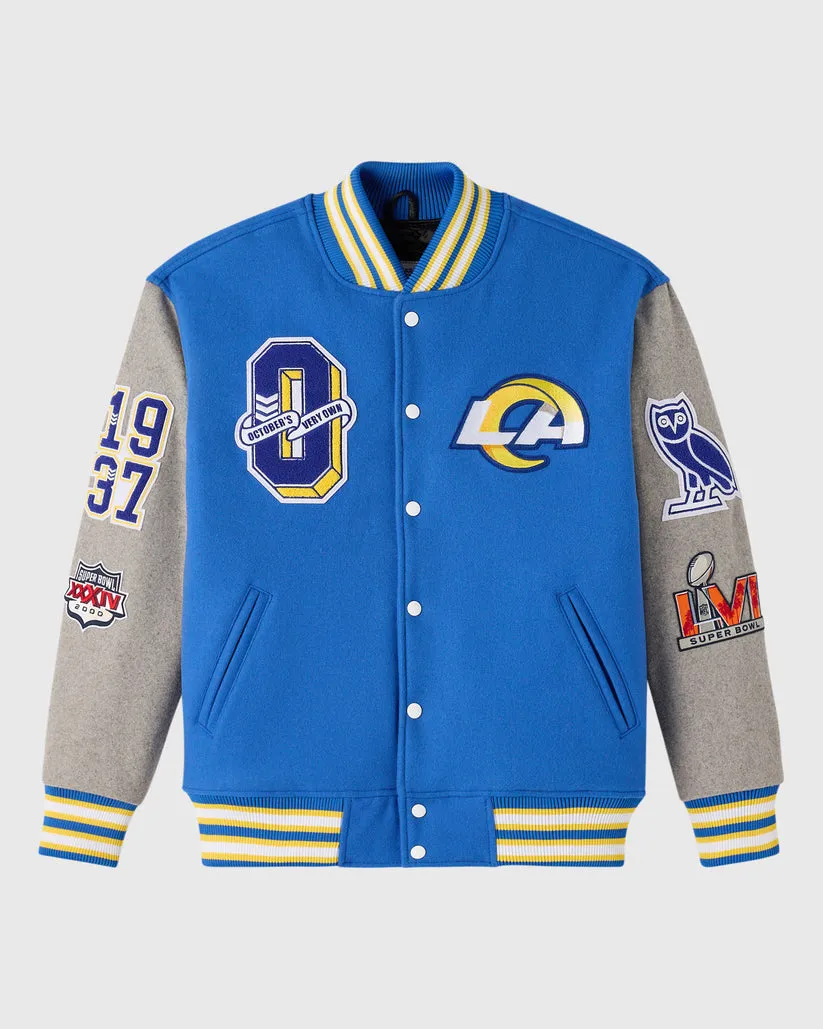 OVO NFL Los Angeles Rams Varsity Jacket
