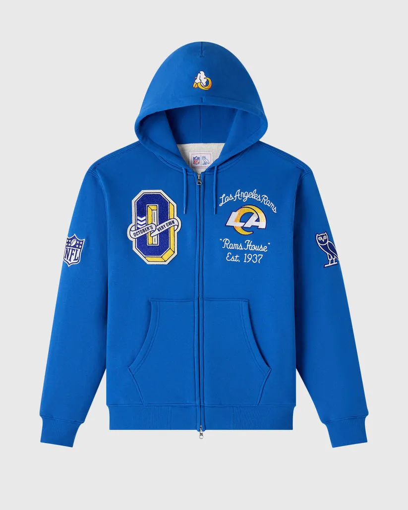 OVO NFL Los Angeles Rams Waffle Lined Hoodie