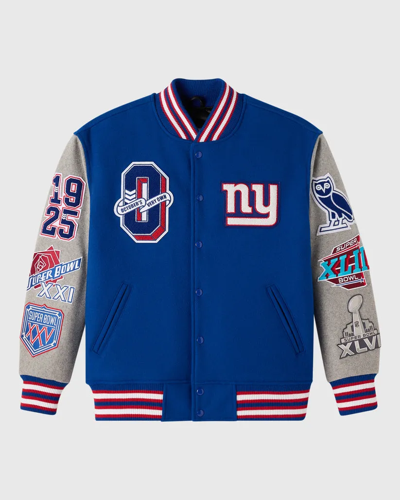 OVO NFL New York Giants Varsity Jacket