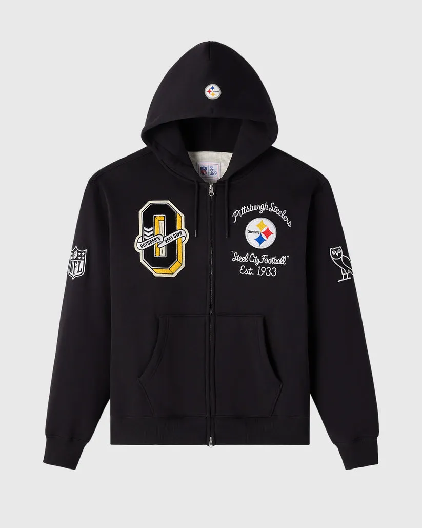 OVO NFL Pittsburgh Steelers Waffle Lined Hoodie