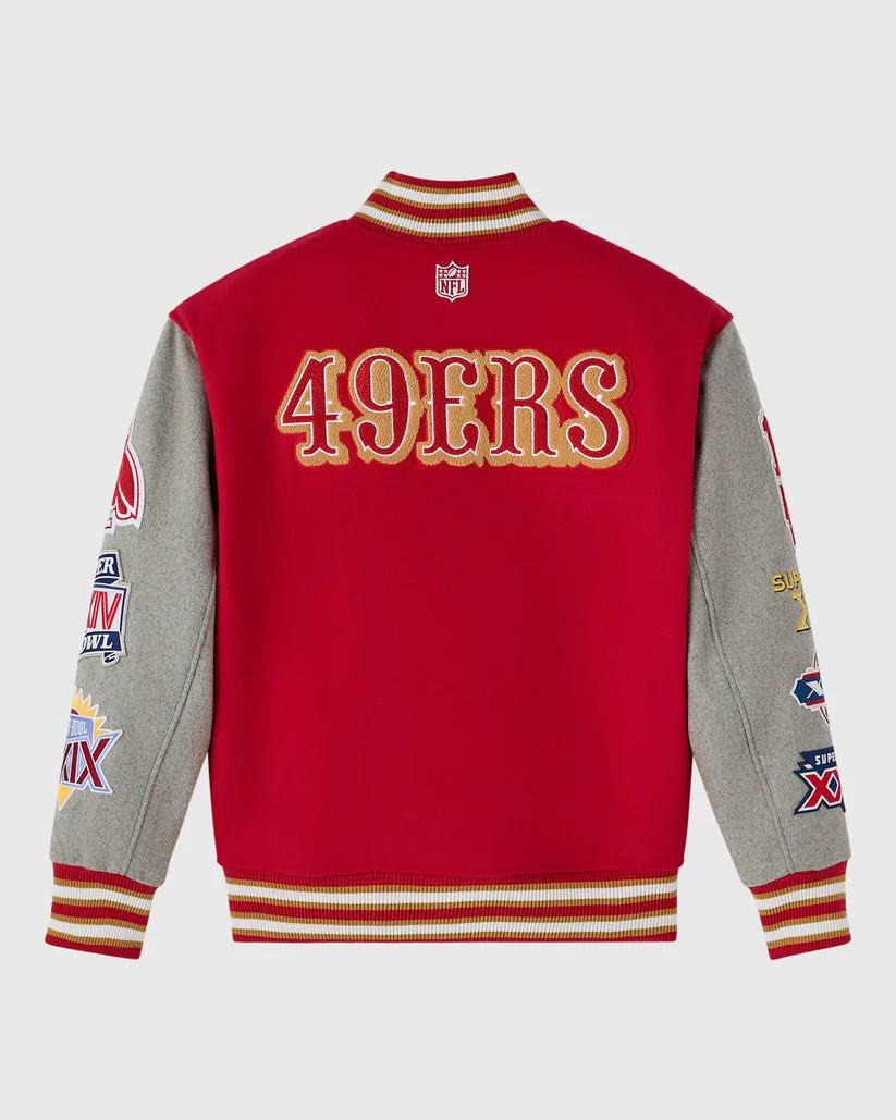 OVO NFL San Francisco 49ers Varsity Jacket