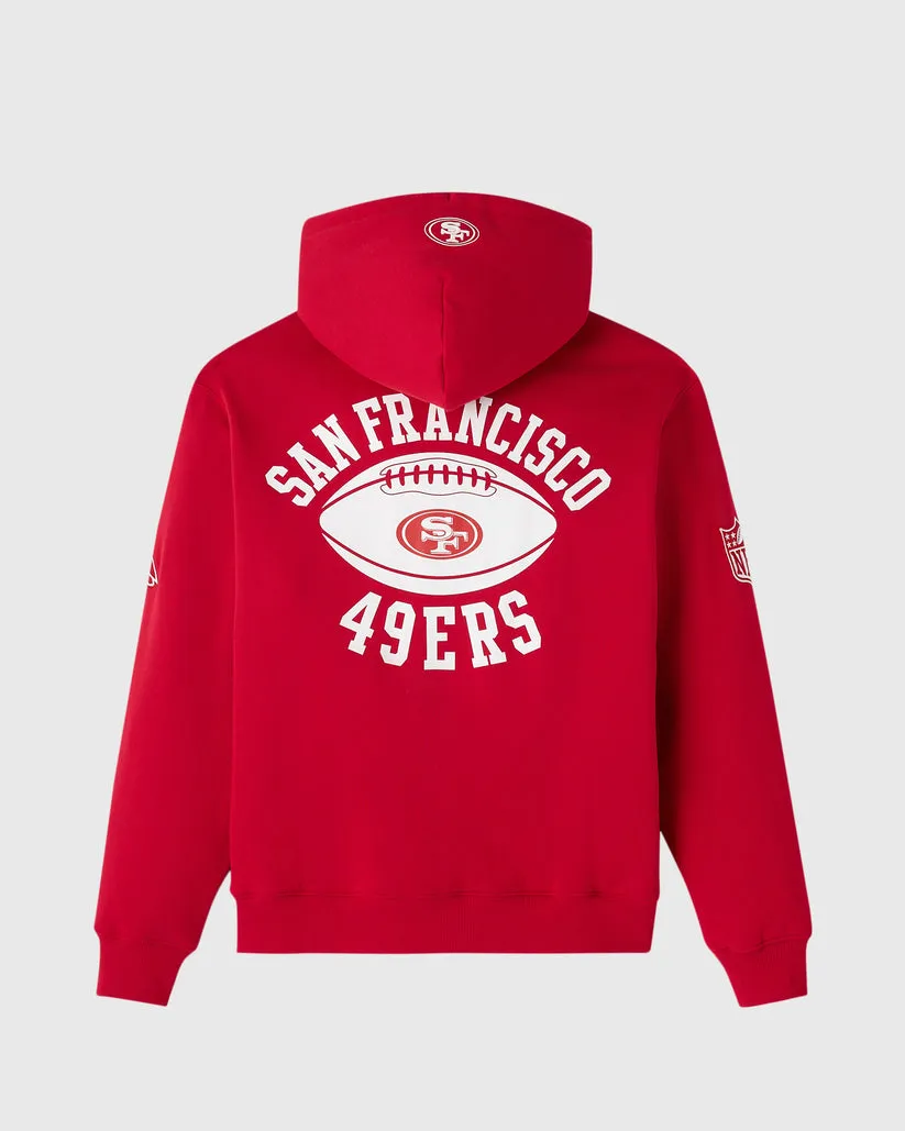 OVO NFL San Francisco 49ers Waffle Lined Hoodie