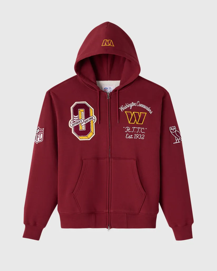 OVO NFL Washington Commanders Waffle Lined Hoodie