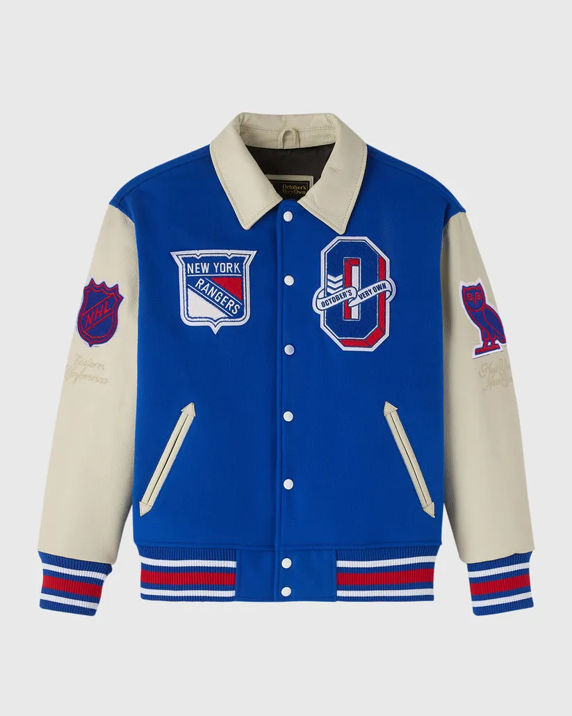 OVO NHL New York Rangers Varsity Jacket