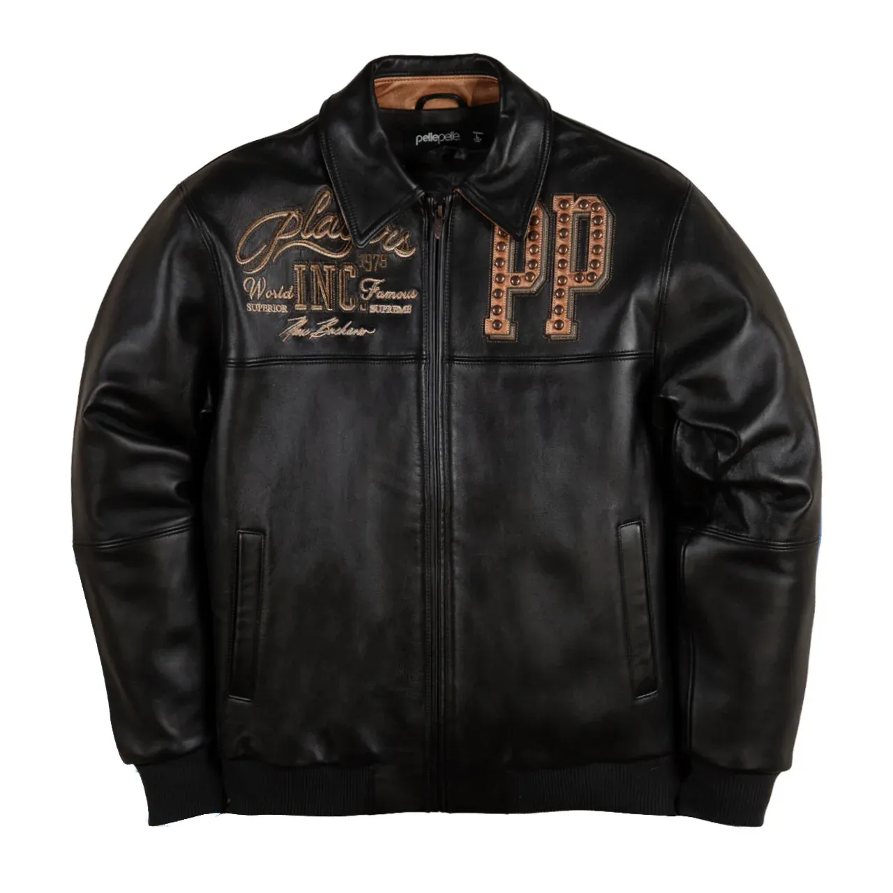 Pelle Pelle Players INC Studs Black Jacket
