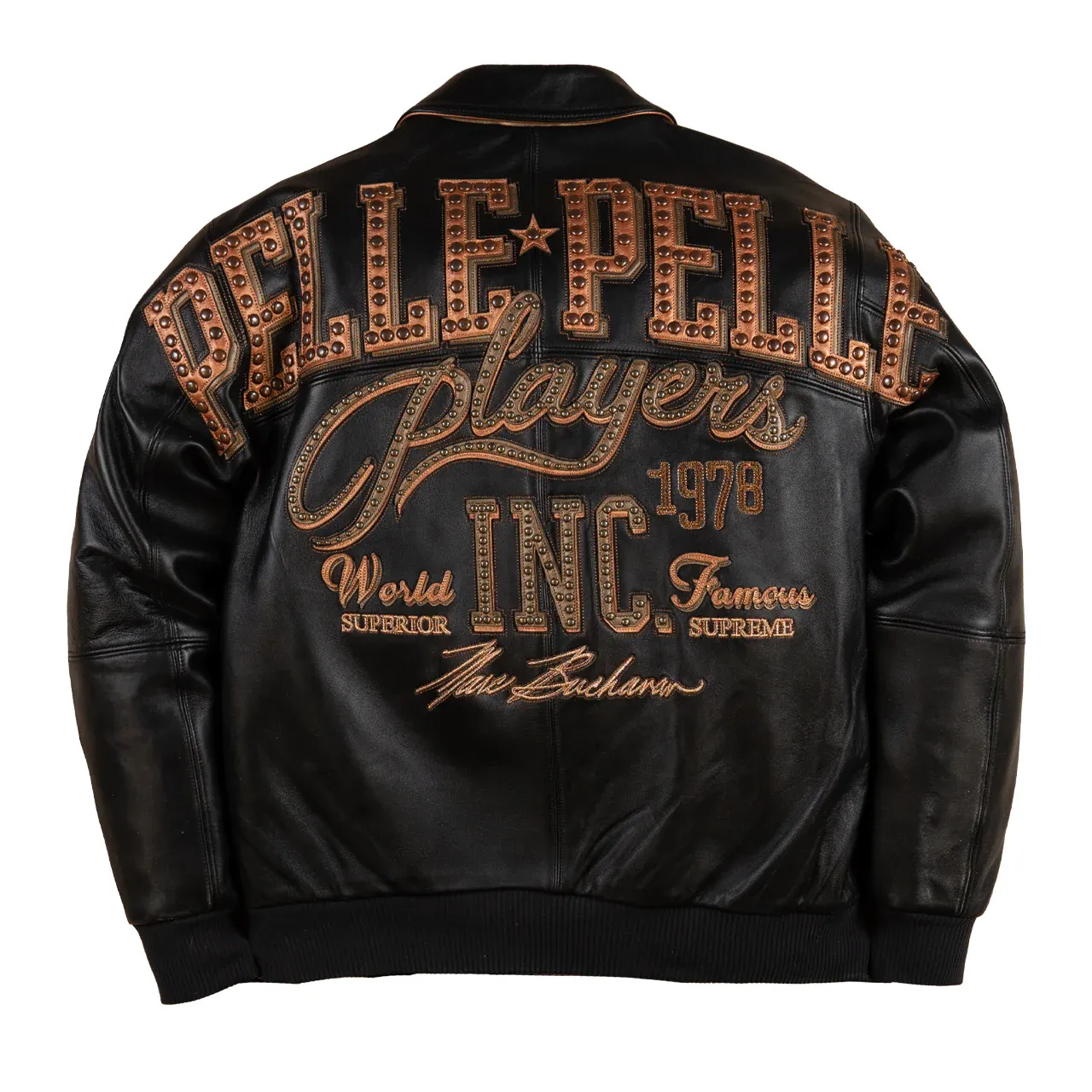 Pelle Pelle Players INC Studs Black Jacket