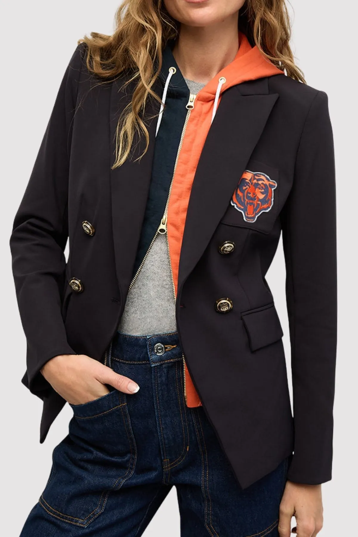Veronica Beard x NFL Dickey Chicago Bears Jacket