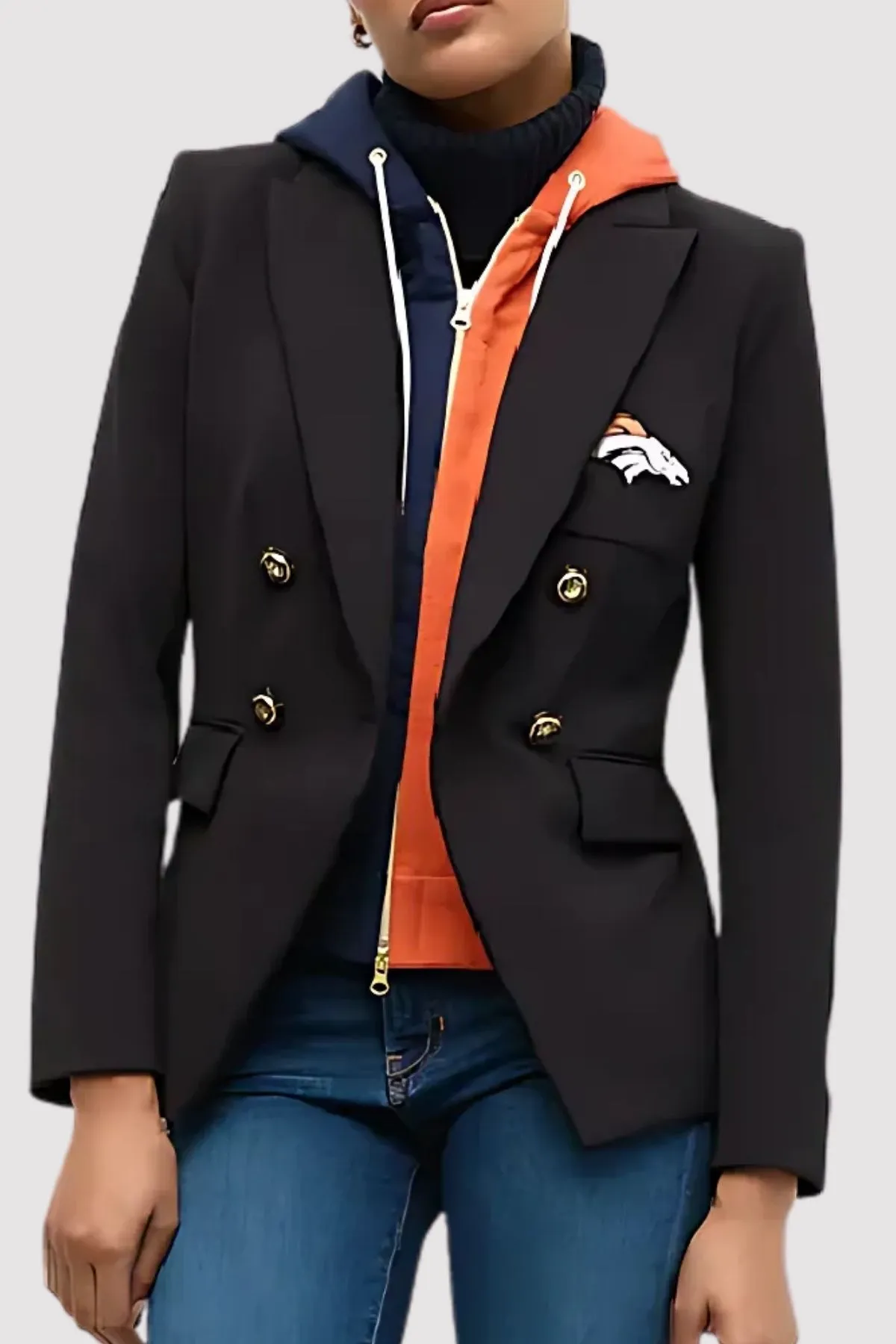 Veronica Beard x NFL Dickey Denver Broncos Jacket