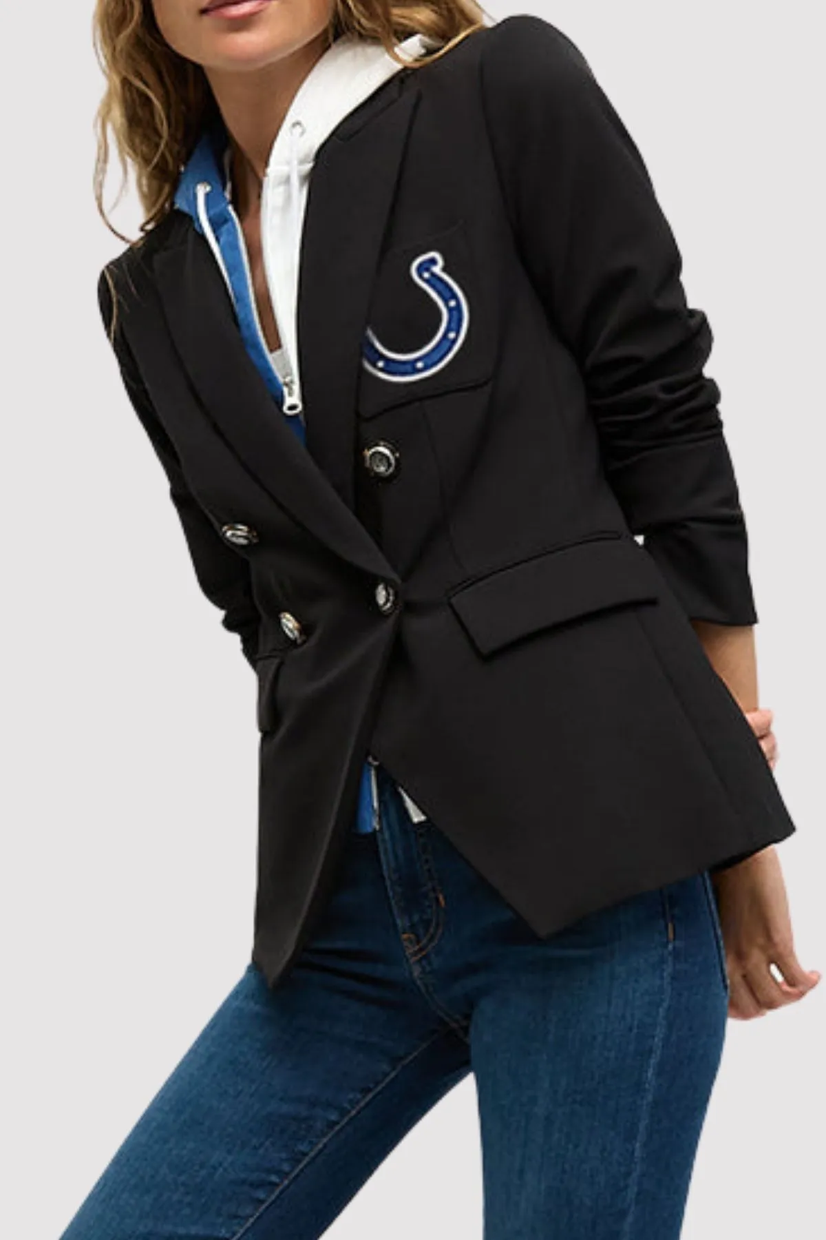 Veronica Beard x NFL Dickey Indianapolis Colts Jacket