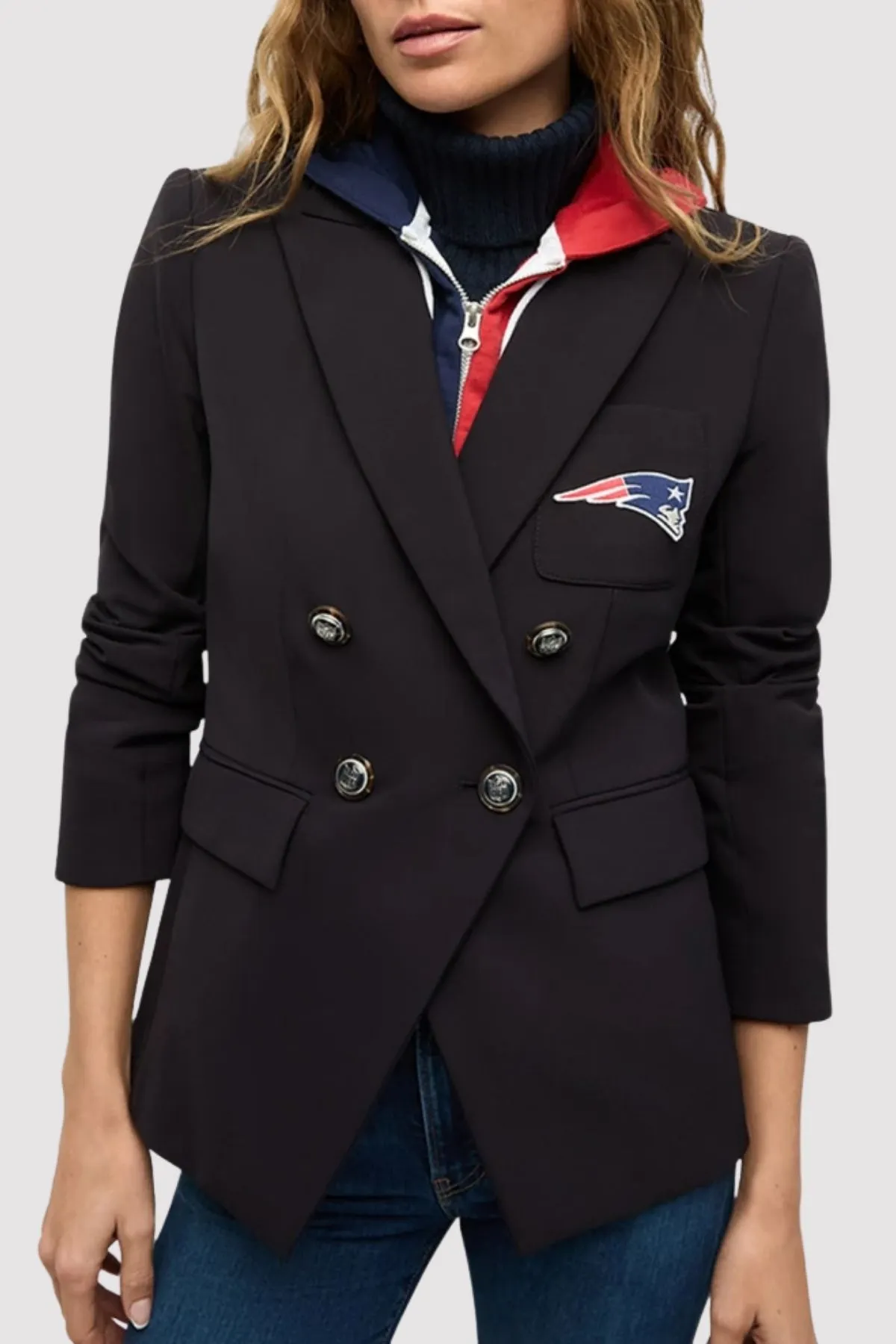 Veronica Beard x NFL Dickey New England Patriots Jacket