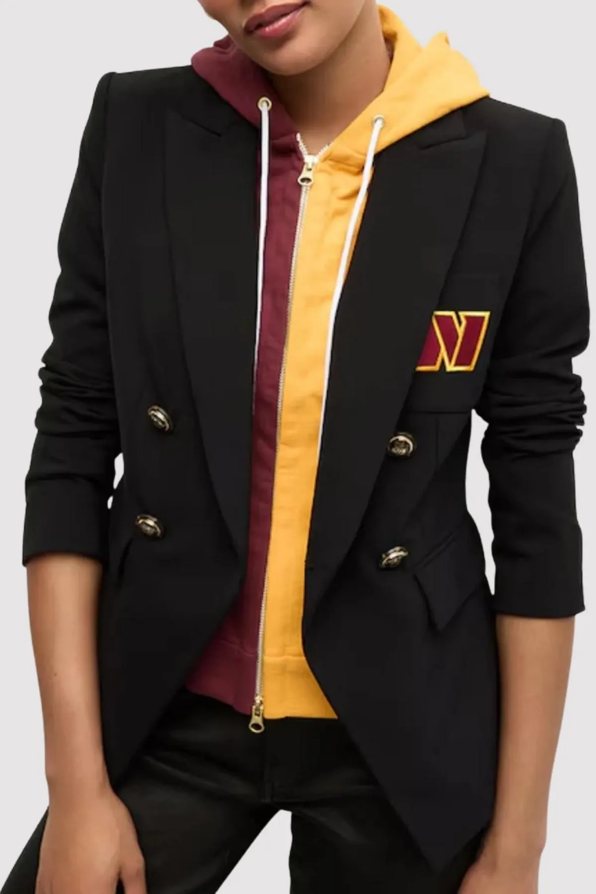 Veronica Beard x NFL Dickey Washington Commanders Jacket